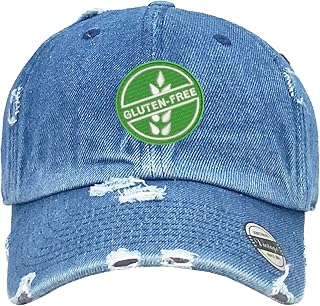 Gluten Free Logo Embroidered Vintage Adjustable Dad Hat