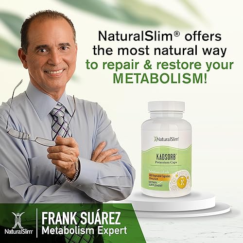 Miniatura 8 de NaturalSlim Kadsorb Citrato de potasio natural, apoya el equilibrio de electrolitos y el pH normal, sin OMG y sin gluten, suplemento de potasio