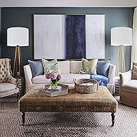 Vista 9 de Juego de 2 pantallas de lámpara de tambor de lino blanco puro de 13" superior x 13" inferior x 10" de alto (Spider) pantallas de lámpara