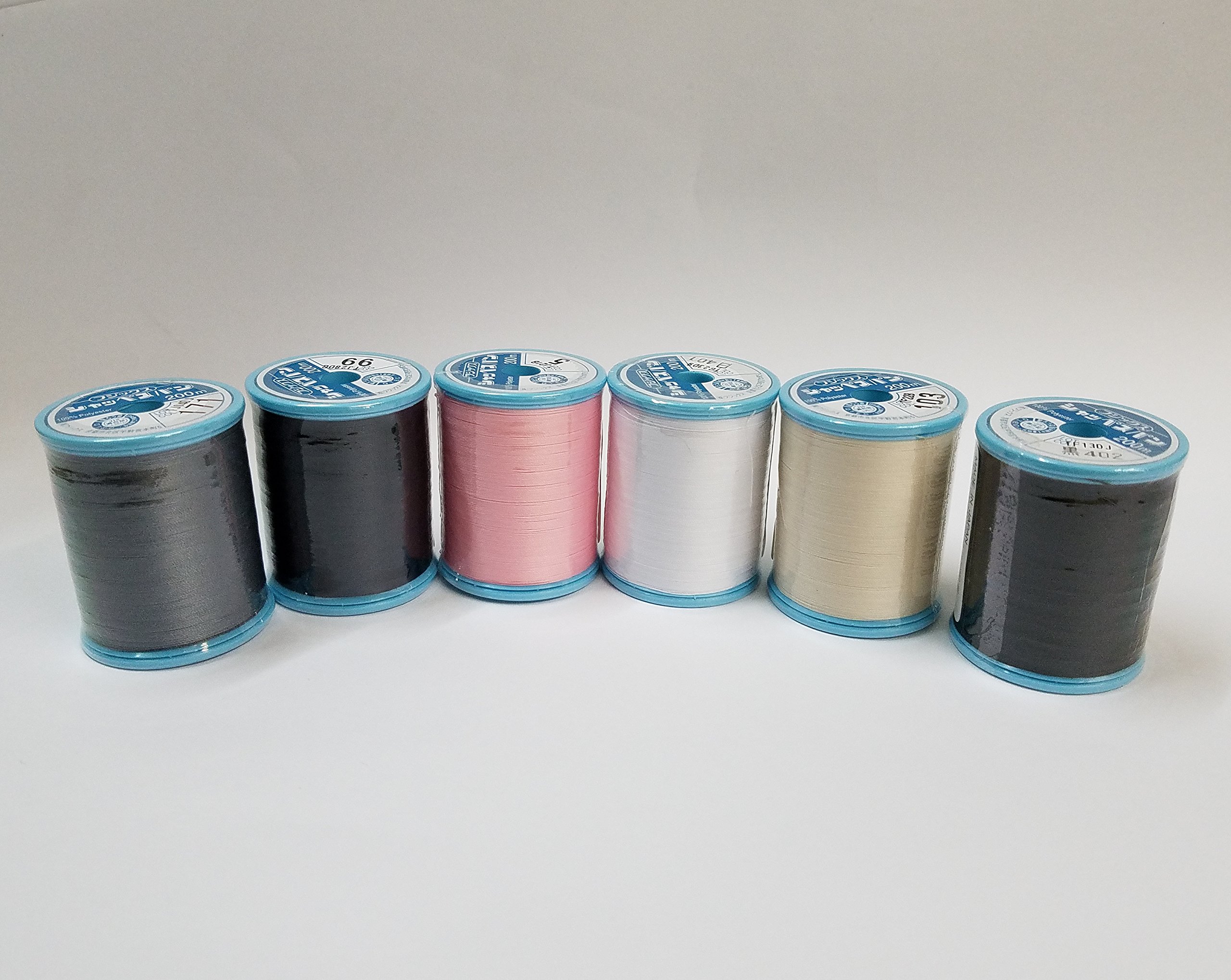 Amazon.co.jp: FUJIX Shappes Span #60, 686.4 ft (200 m), 6 Color
