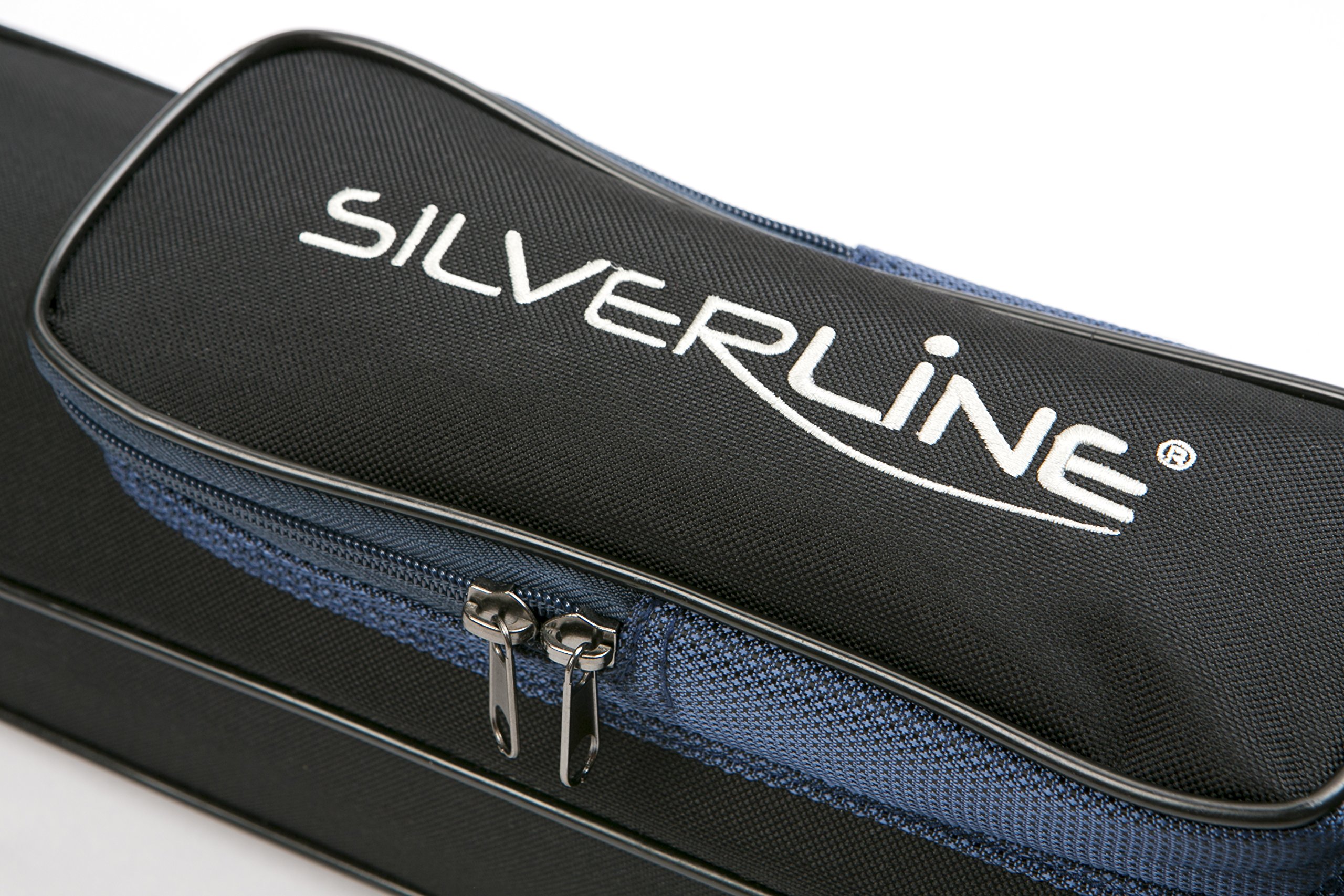 Silverline Pencil-Bag schwarz/Navy - mit integrierter Schutzhaube