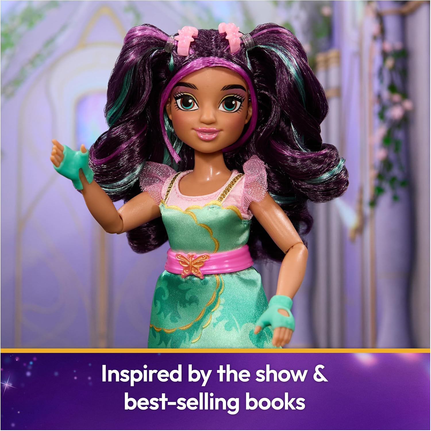 Unicorn Academy, Power of Friendship Ava Doll with Plushie Figure & 7 Fashion Accessories, 9.5”, Dolls & Unicorn Toys for Girls Ages 4 and up - Image 8