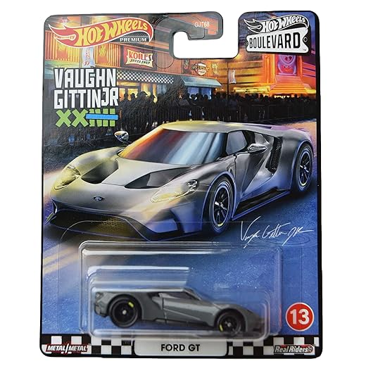 Mattel Hot Wheels Boulevard Ford GT, Gray
