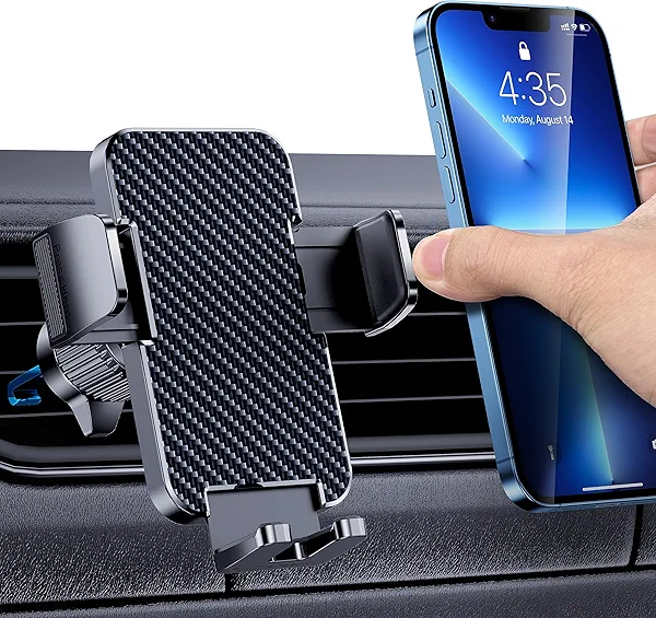 BIPOPIBO Phone Mount for Car Holders Cell Phone Holder Hands Free Phone Stand for Car Vent Automobile Mount Fit iPhone Android Smartphone Universal