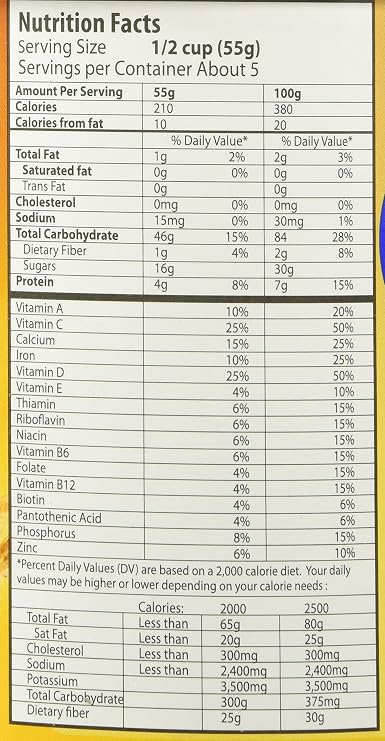 NESTLE Nestum Wheat and Honey Cereal 10.6 oz. Canister (Pack of 4)