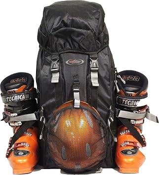 Amazon Co Jp Select Sportbags スキーブーツ バックパック チームパック ブラック スポーツ アウトドア