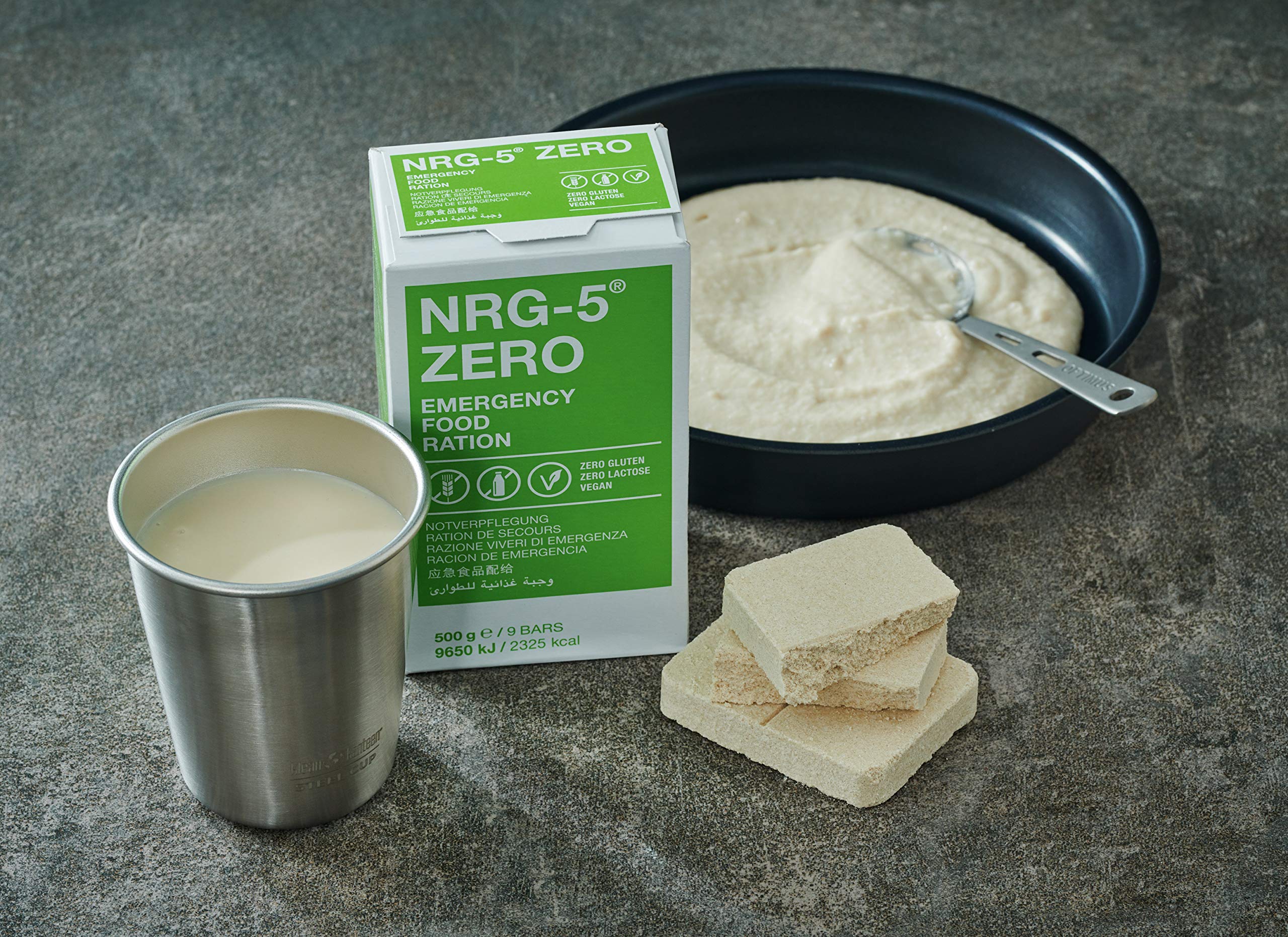 SeguRisk NRG di 5 senza glutine 500 G di sopravvivenza Outdoor Razione Not Vorsorge Set | 2 X 9 legame Survival Nahrung Expeditions attrezzature di base come EPA