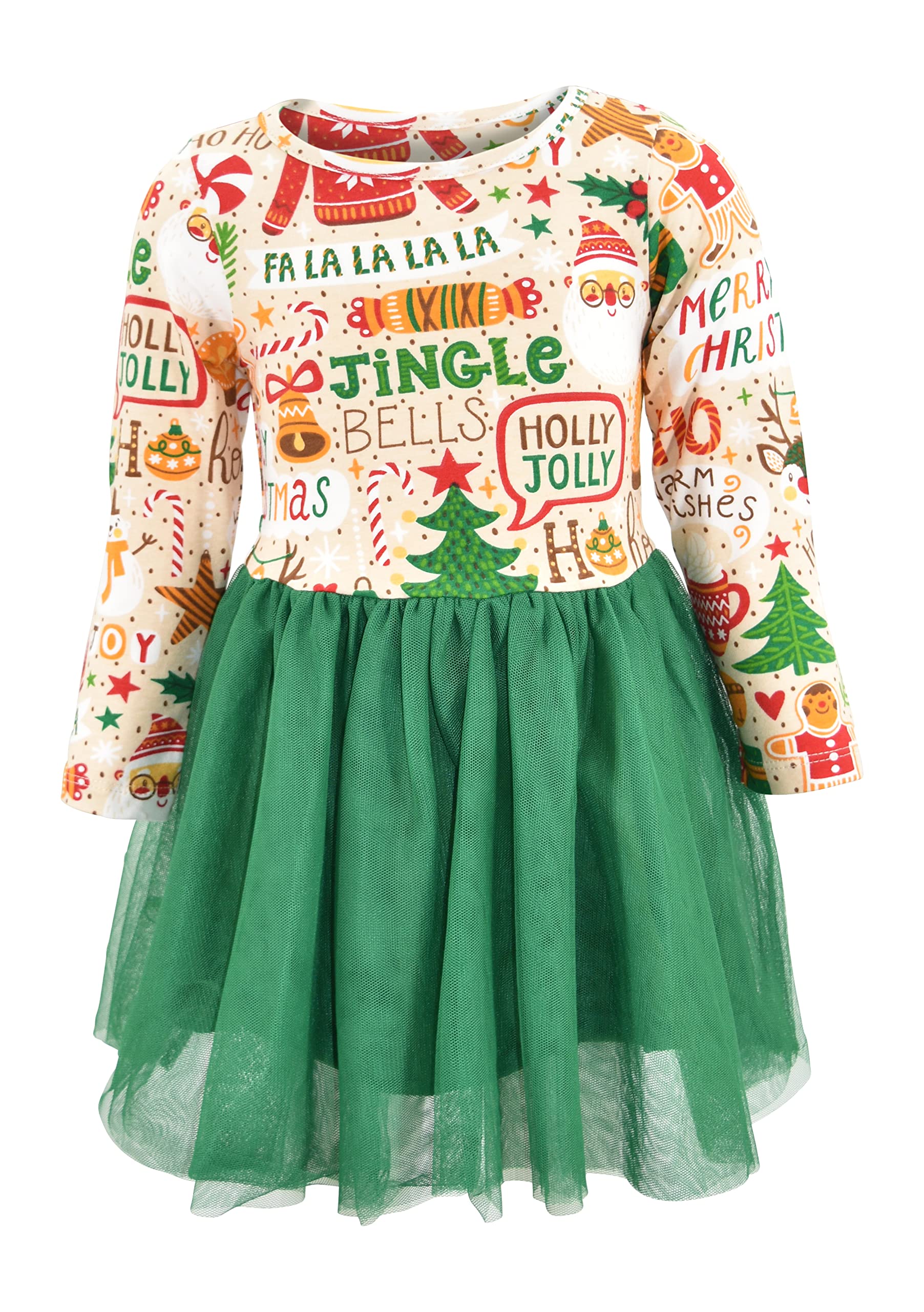 Girls Long Sleeve Tulle Tutu Dresses for Kid and Toddler