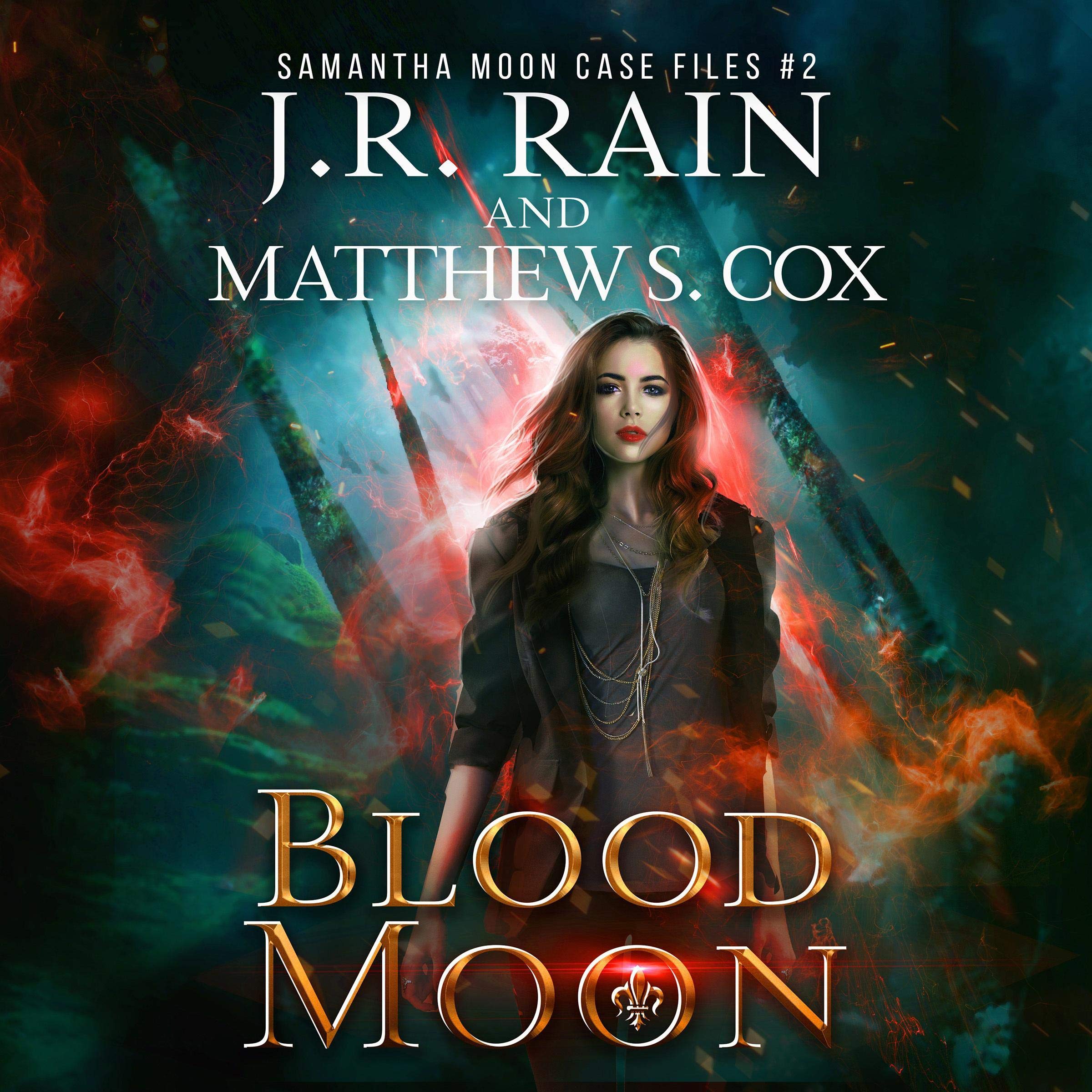 Cover art for Blood Moon: Samantha Moon Case Files, Book 2