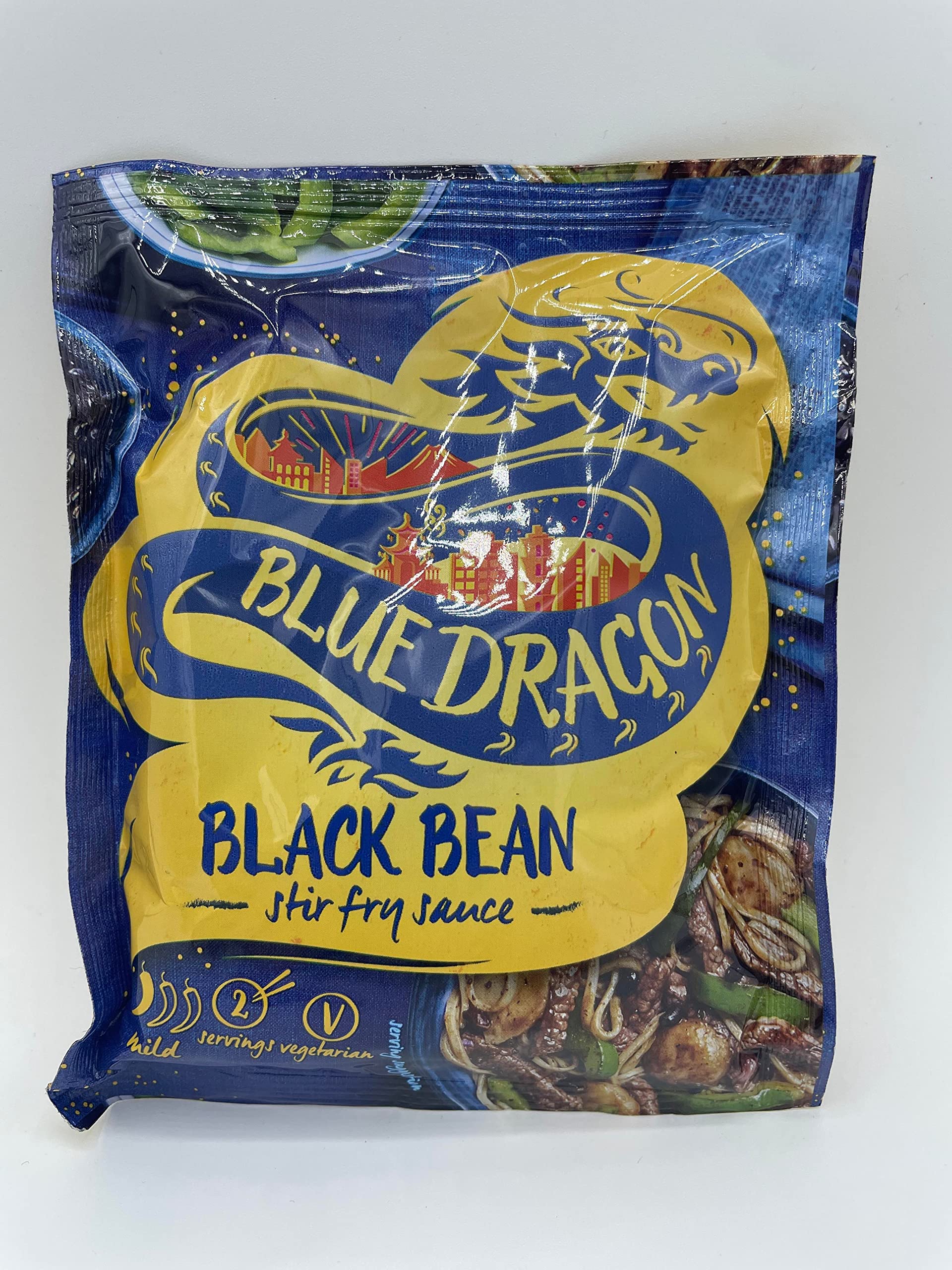 Blue Dragon Black Bean Stir Fry Sauce 120g - PACK OF 6