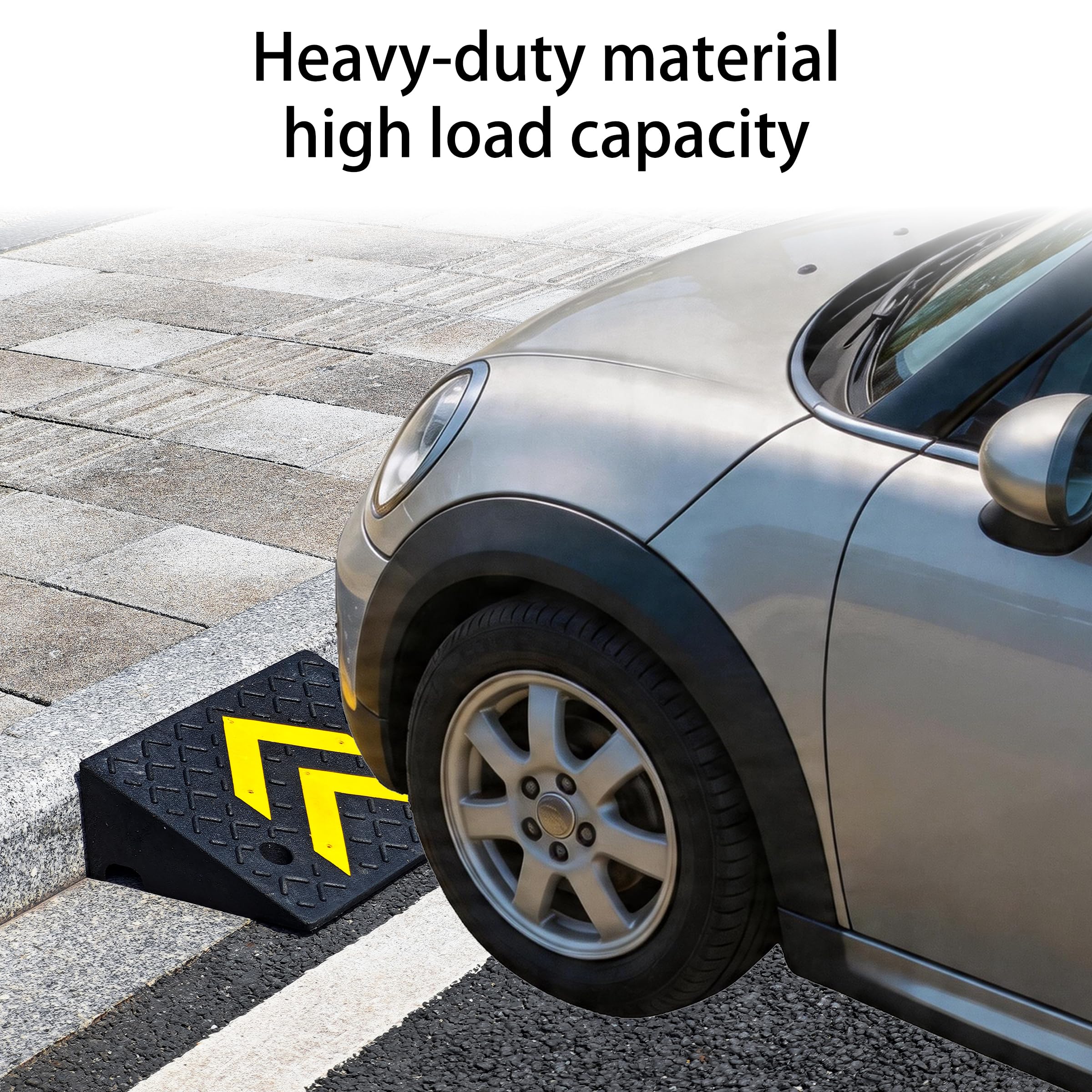 Heavy-Duty Curb Ramps - 2 Pack, 11000 lb Capacity -4