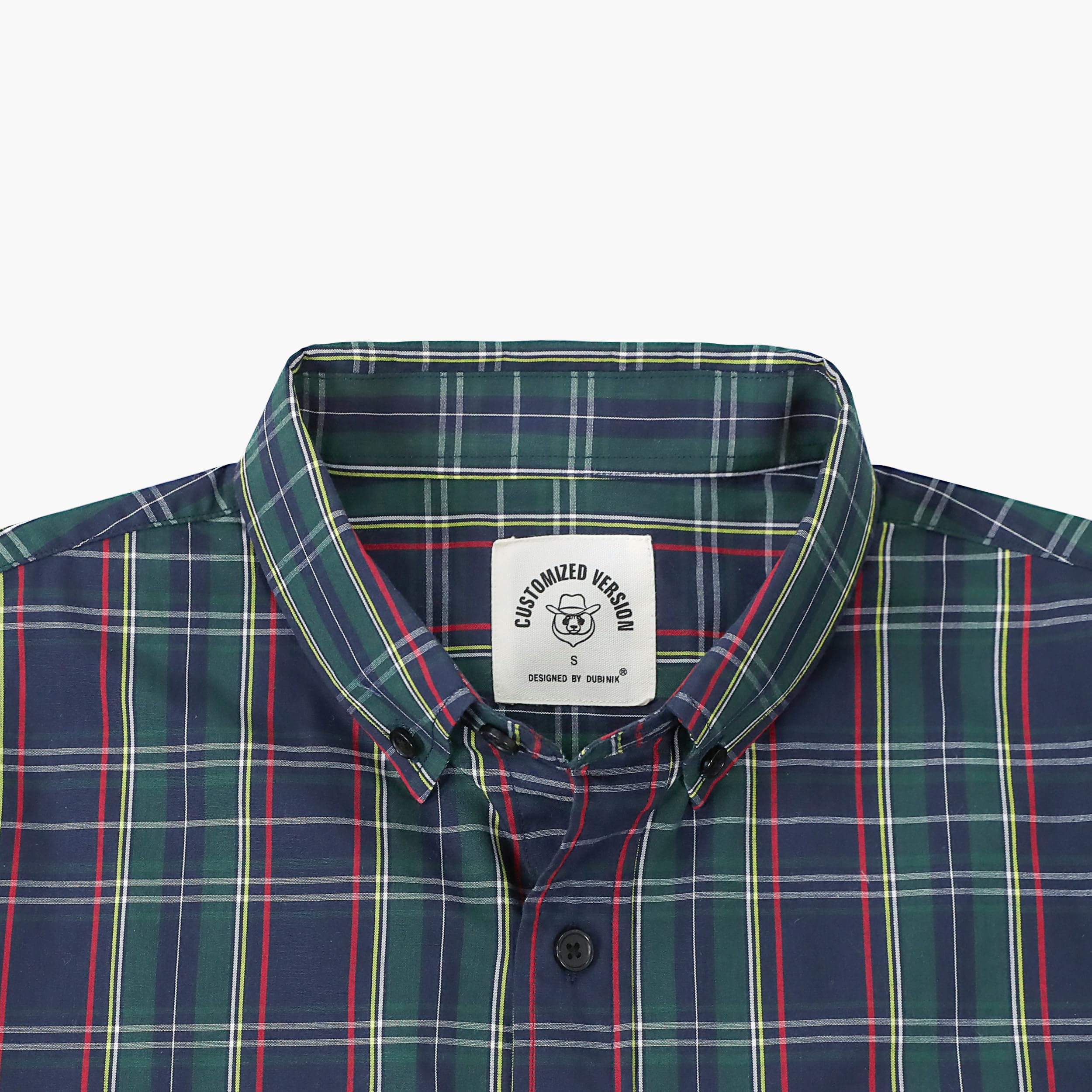 Dubinik® Camicia Uomo Camicia Quadri Uomo Casual Leggero Botton Down Regular Fit Conformate Camicia Uomo Taschini