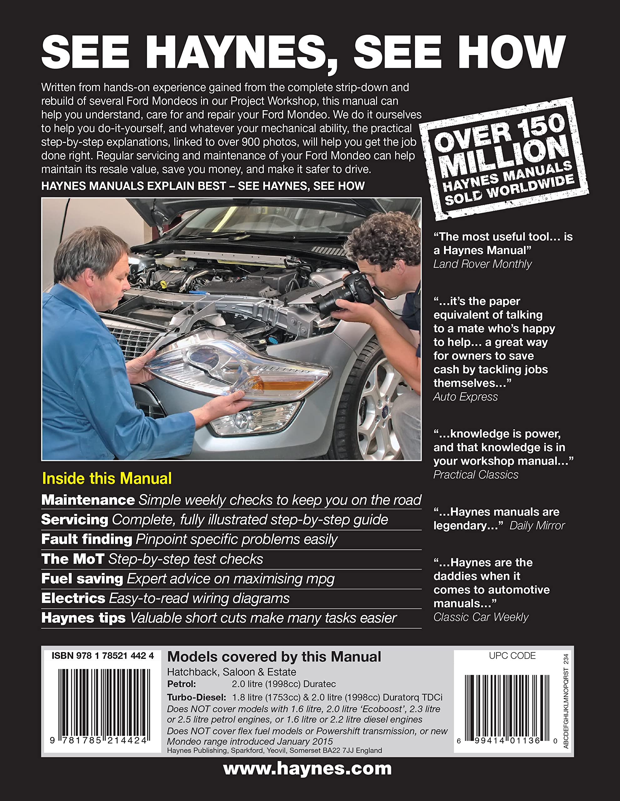 Ford Mondeo (Apr '07-'14)