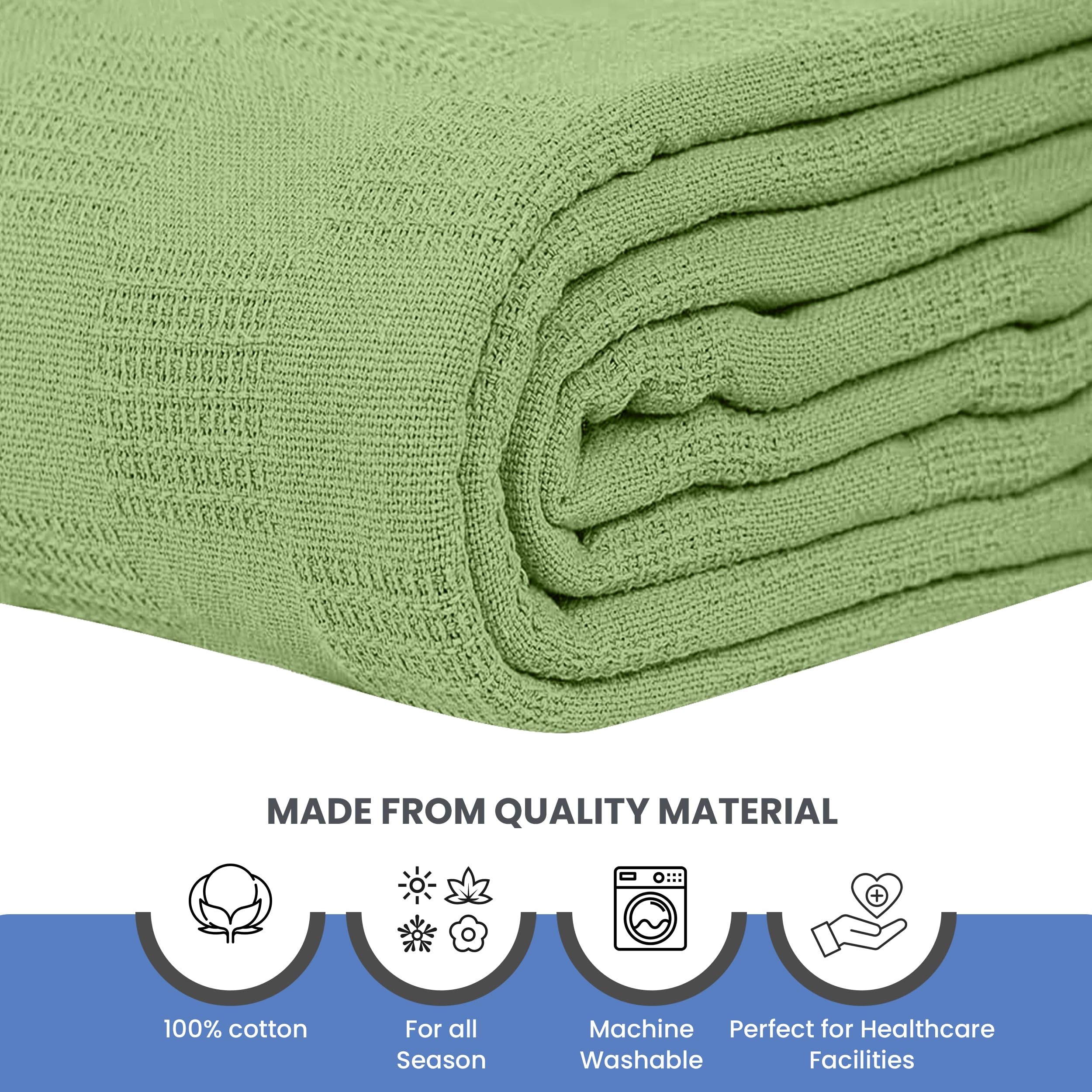 linteum textil Hospital térmico Snagless propagación manta