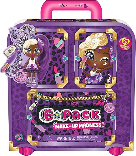 Miniatura 2 de B Pack, Make-up Madness Shay Shadows Deluxe - Muñeca de cambio de color, accesorios y juego con 20 sorpresas, juguetes para niños para niñas de 5