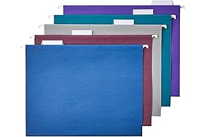AmazonBasics Hanging File Folders: The Ultimate Filing Solution for Your Office