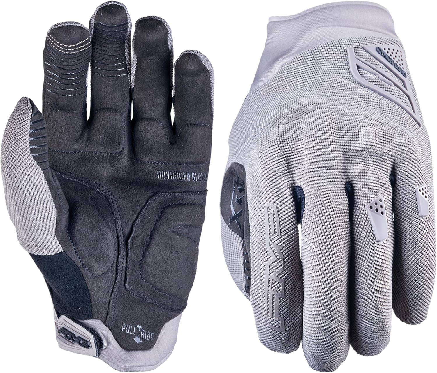 XR-Trail Protech EVO Cycling Gloves, Unisex Bike Gloves for Road Bikes, MTB, E-Bikes and More – Black and Cement, 2XS-3XL