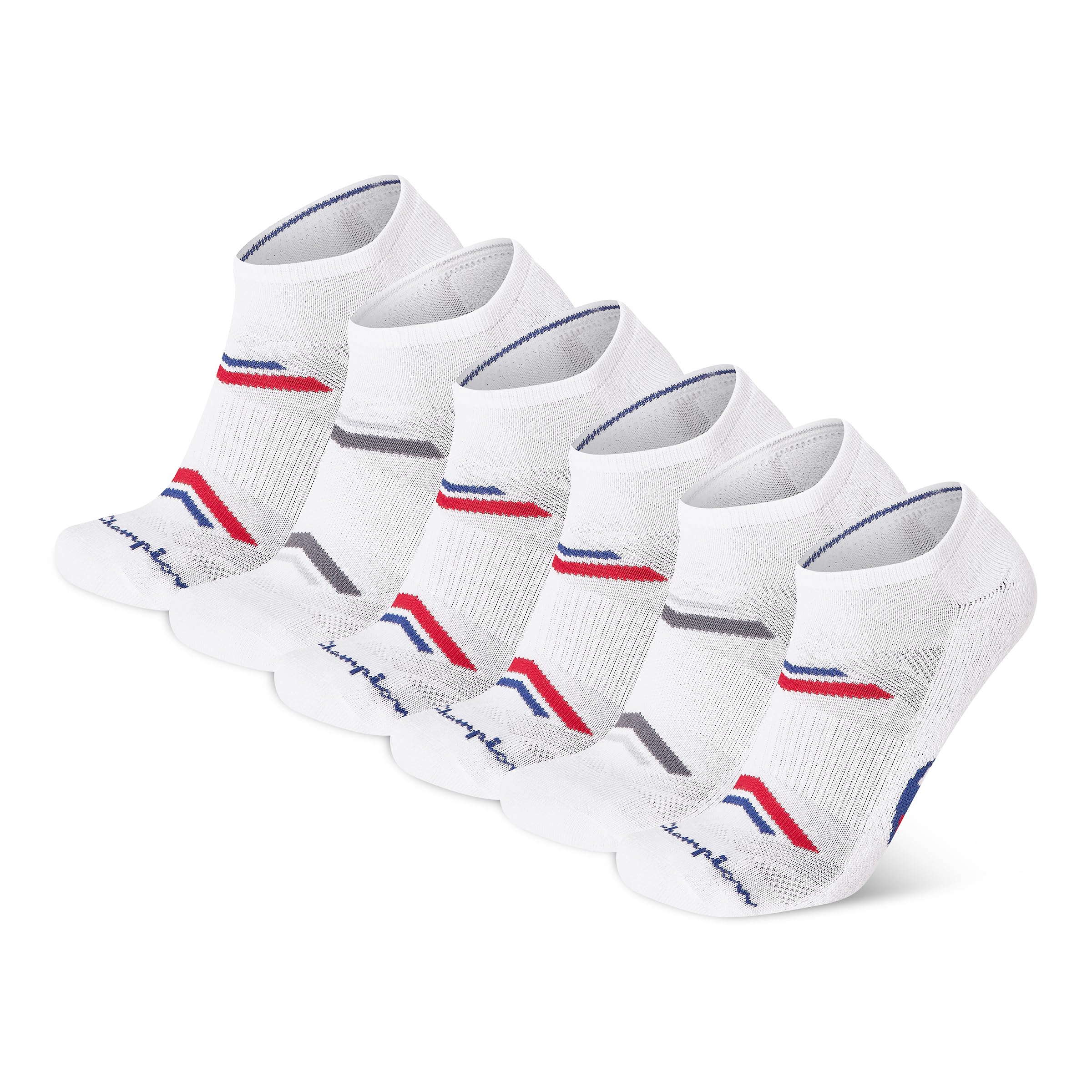 Champion Men's Low Cut Beathable Moisture-Wicking Athletic Socks (6-Pack)