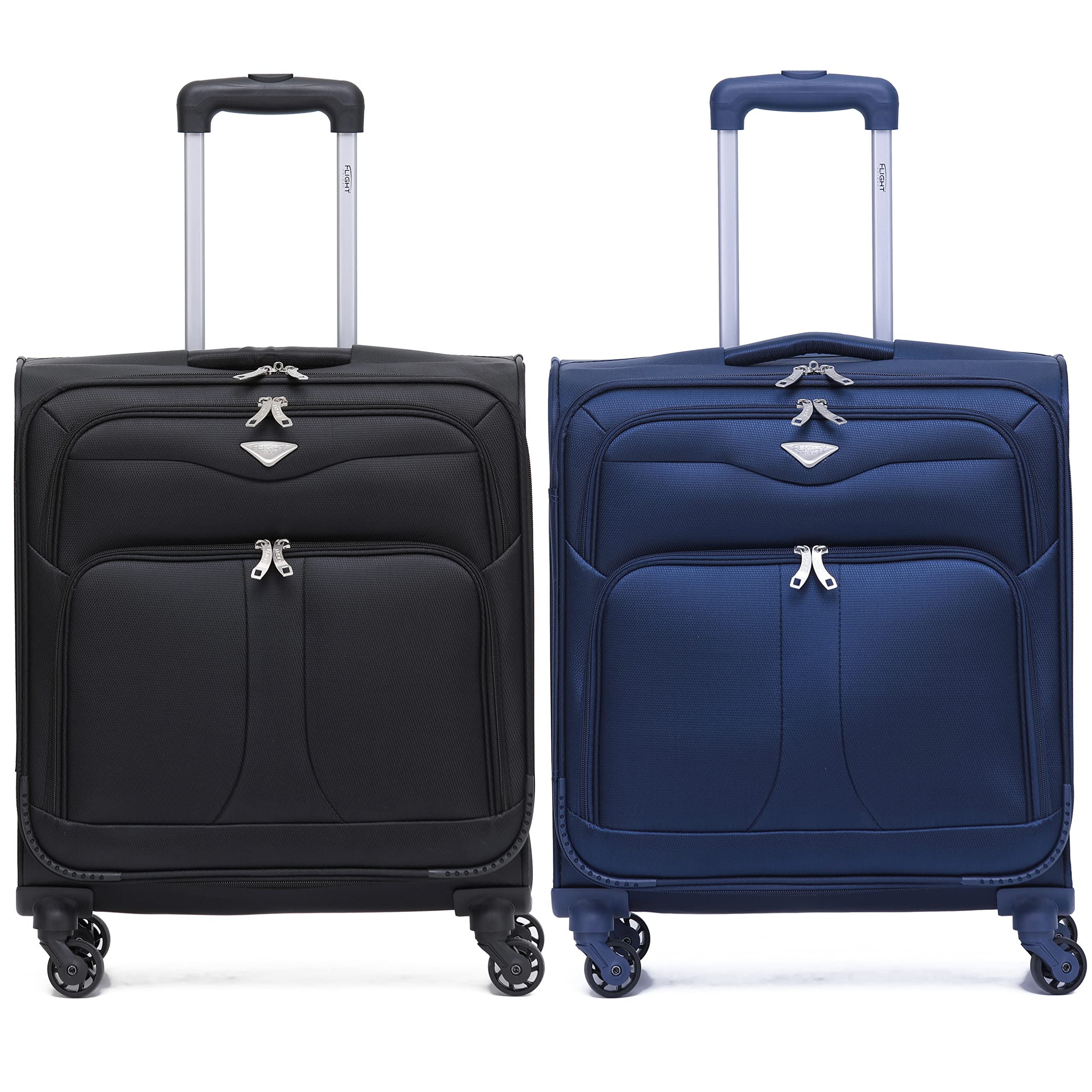Flight Knight Lightweight 4 Wheel 800D Soft Case Suitcases Anti Crack Cabin & Hold Luggage Options Approved for Over 100 Airlines Including easyJet, BA & Many More! — view 78