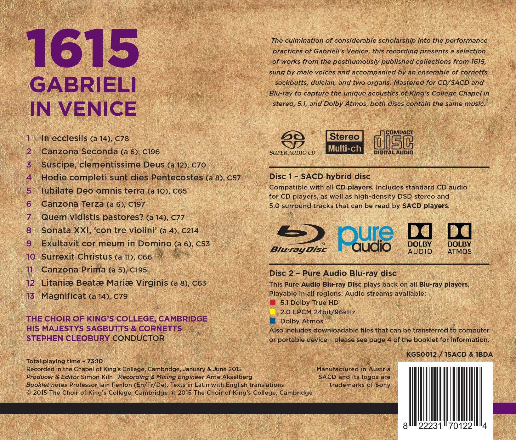 1615 Gabrieli in Venice hybrid + Audio