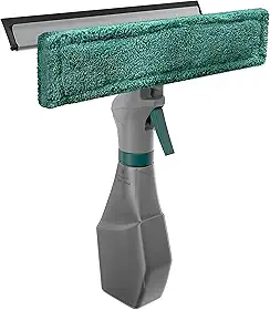 Flash Limp Limpa Vidros Spray Rodinho E Limpeza Reservatório 230 Ml Verde