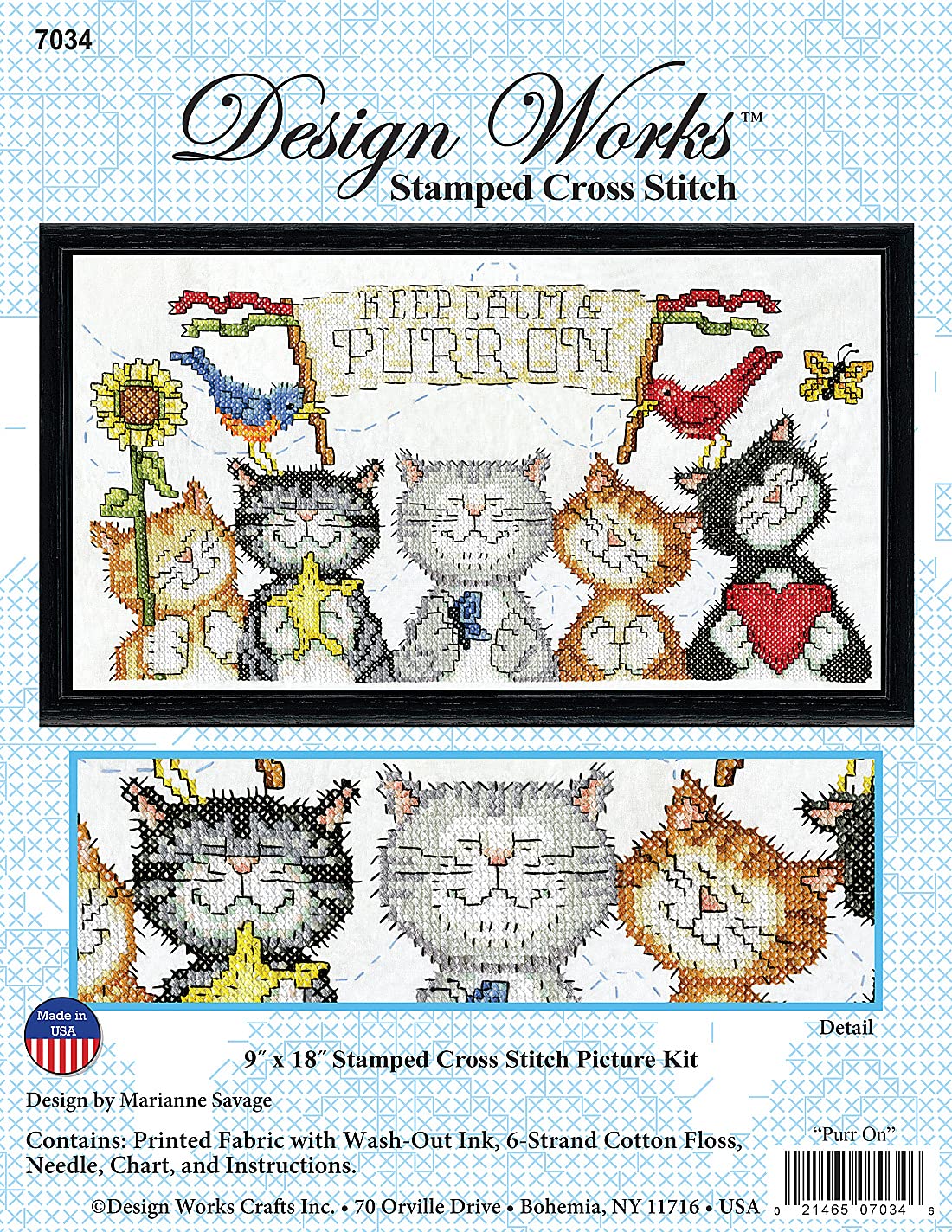 Janlynn Design Works Crafts Stamped Cross Stitch Kit, Various