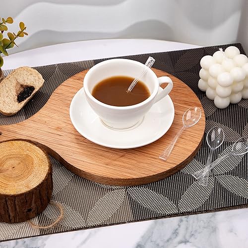 Vista 63 de WDF 300 mini cucharas de plástico doradas – Cucharas de postres de plástico dorado de 4 pulgadas, cucharas desechables resistentes perfectas para Oro