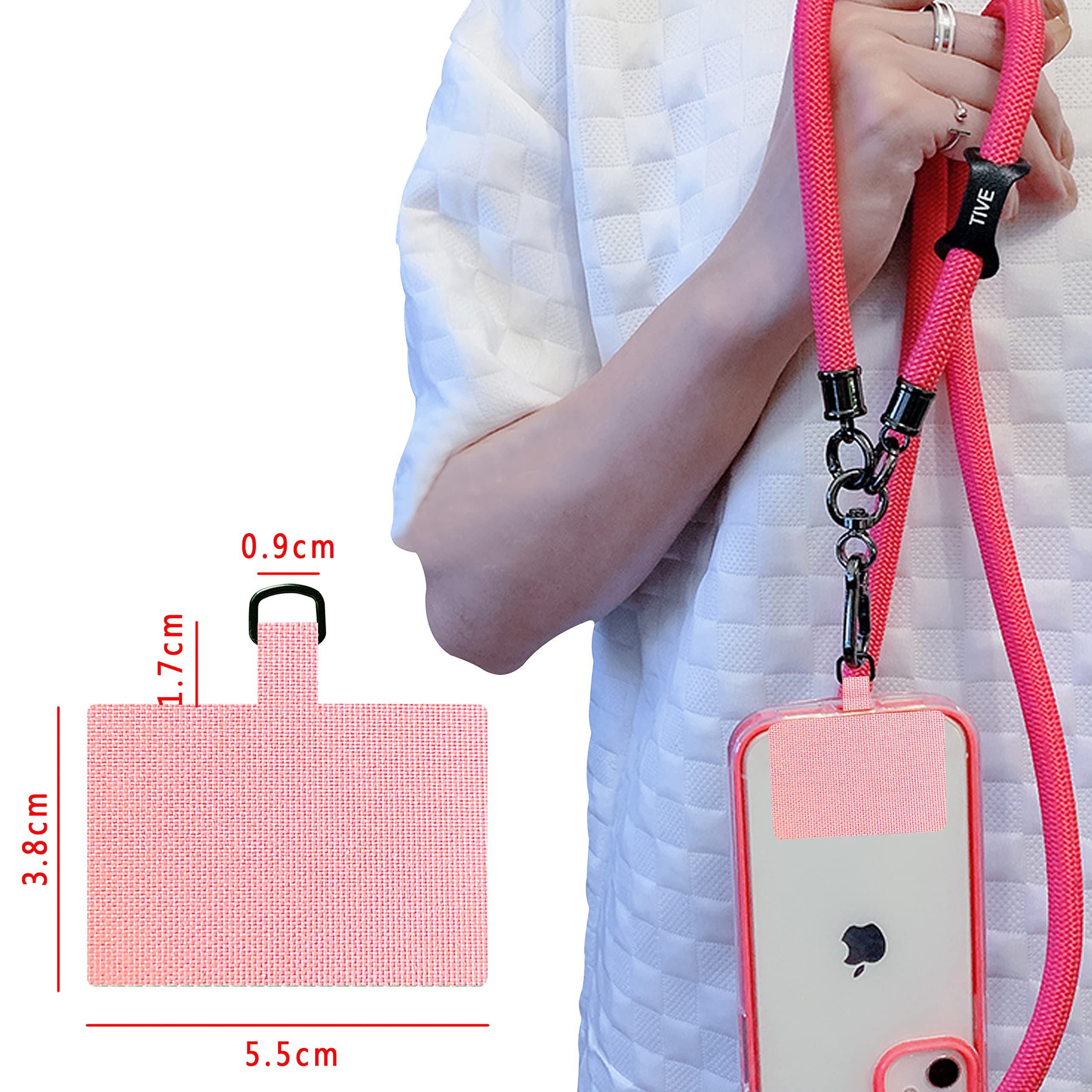 Amazon | 【2枚入り】ストラップホルダー パッチ コンタグ・パッド ス