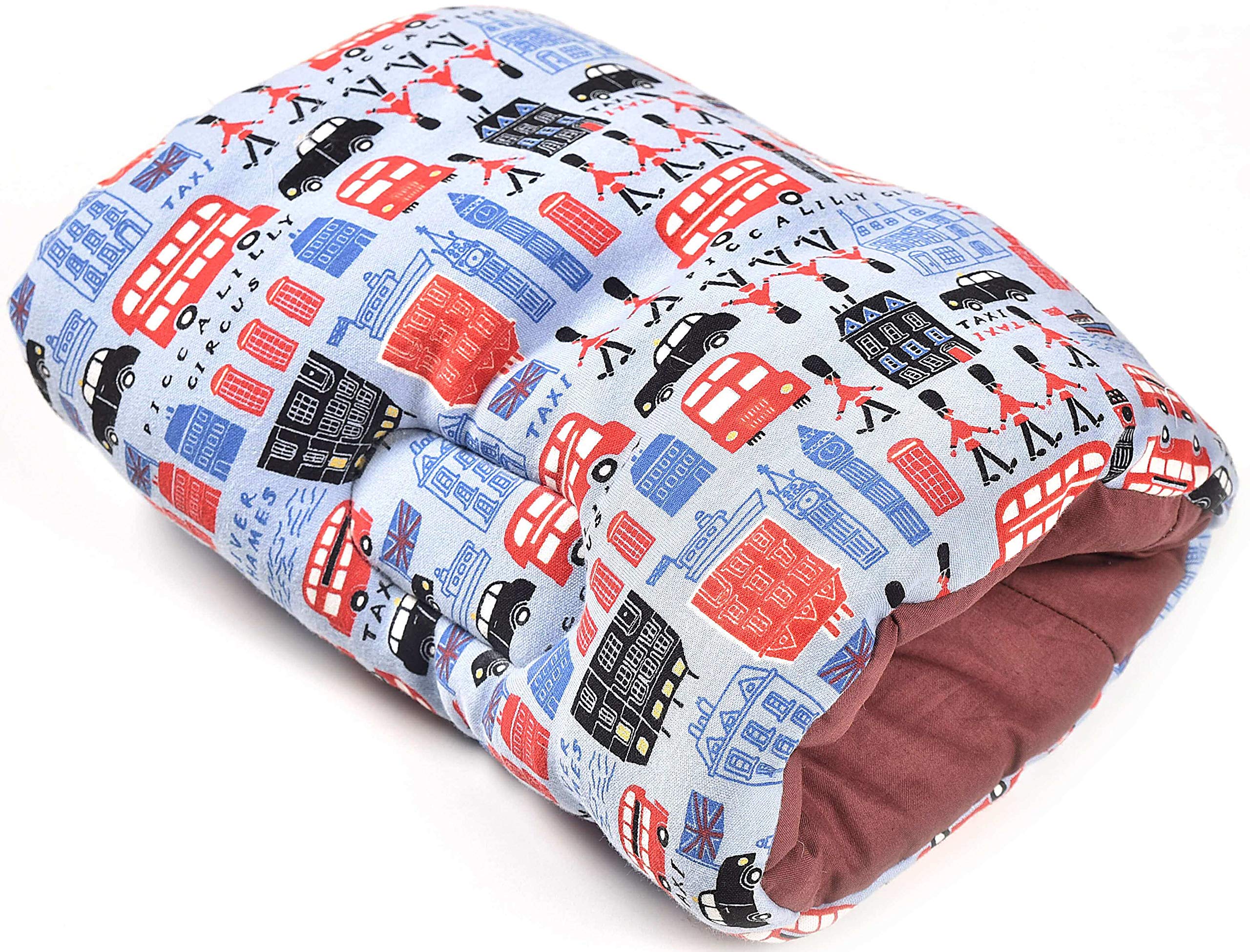 Kradle Baby Feeding Band for New Born (0-8 Months) Made of GOTS Certified Organic Cotton Fabric Brown