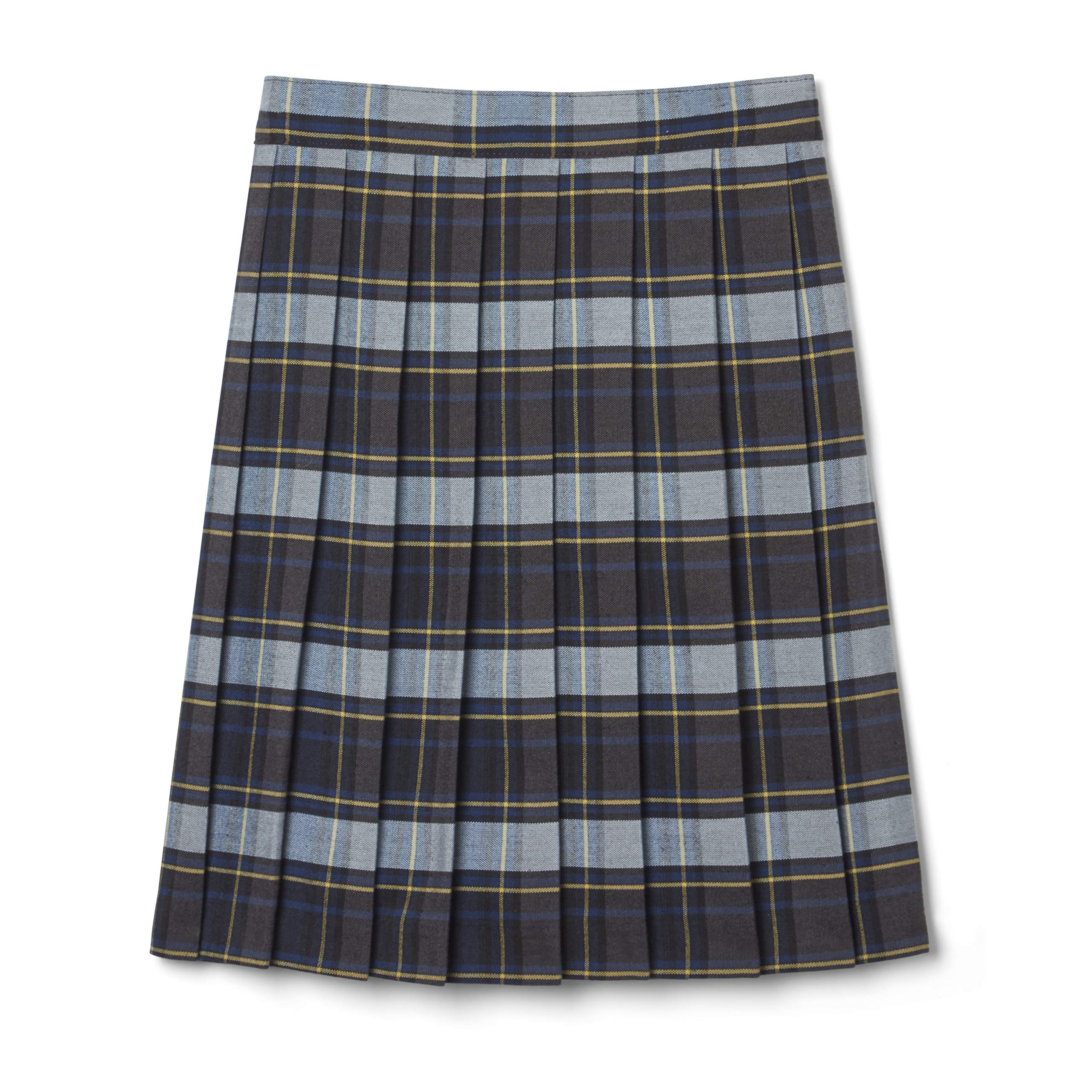 French Toast SV9002P Falda de Uniforme Escolar, Cuadros Azules y Dorados, 42 para Niñas