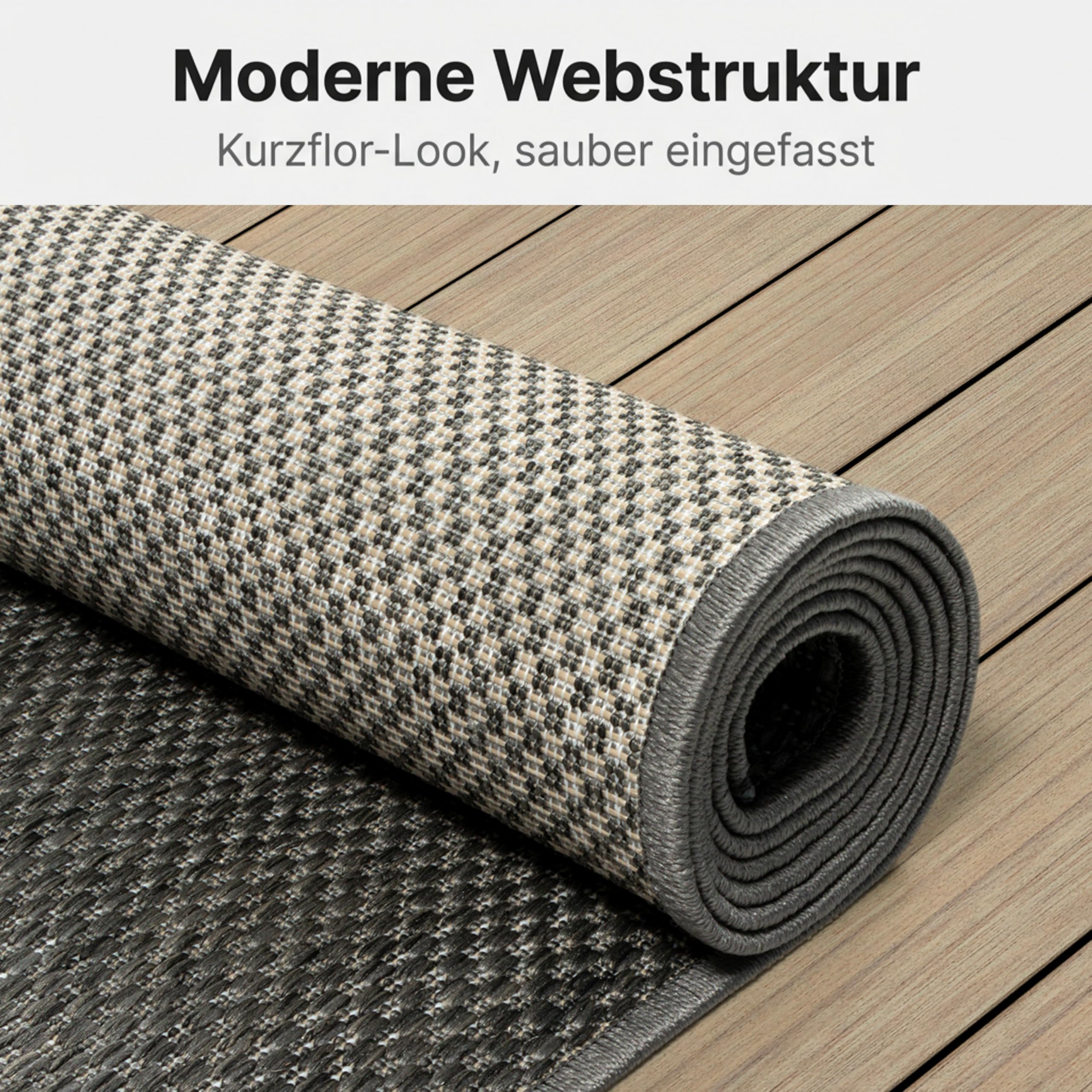 the carpet Mistra – Outdoor Teppich, Wetterfest, UV-beständig & pflegeleicht, für Balkon, Terrasse & Garten… – Ansicht 5
