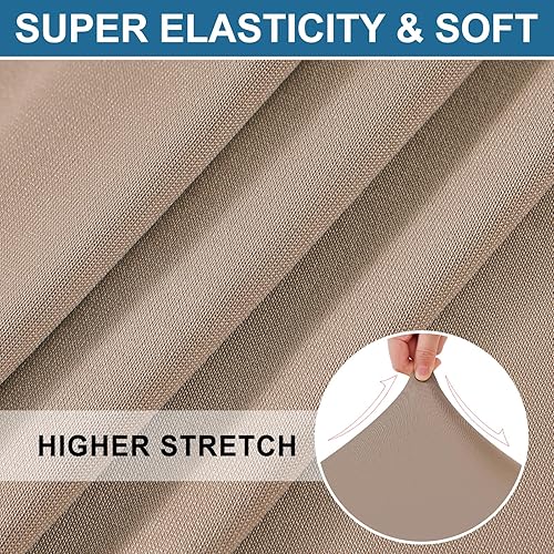 Miniatura 200 de Smiry Fundas de cojín de sofá con estampado, fundas de sofá elásticas y suaves para sofá, funda de sofá antideslizante lavable protector de muebles