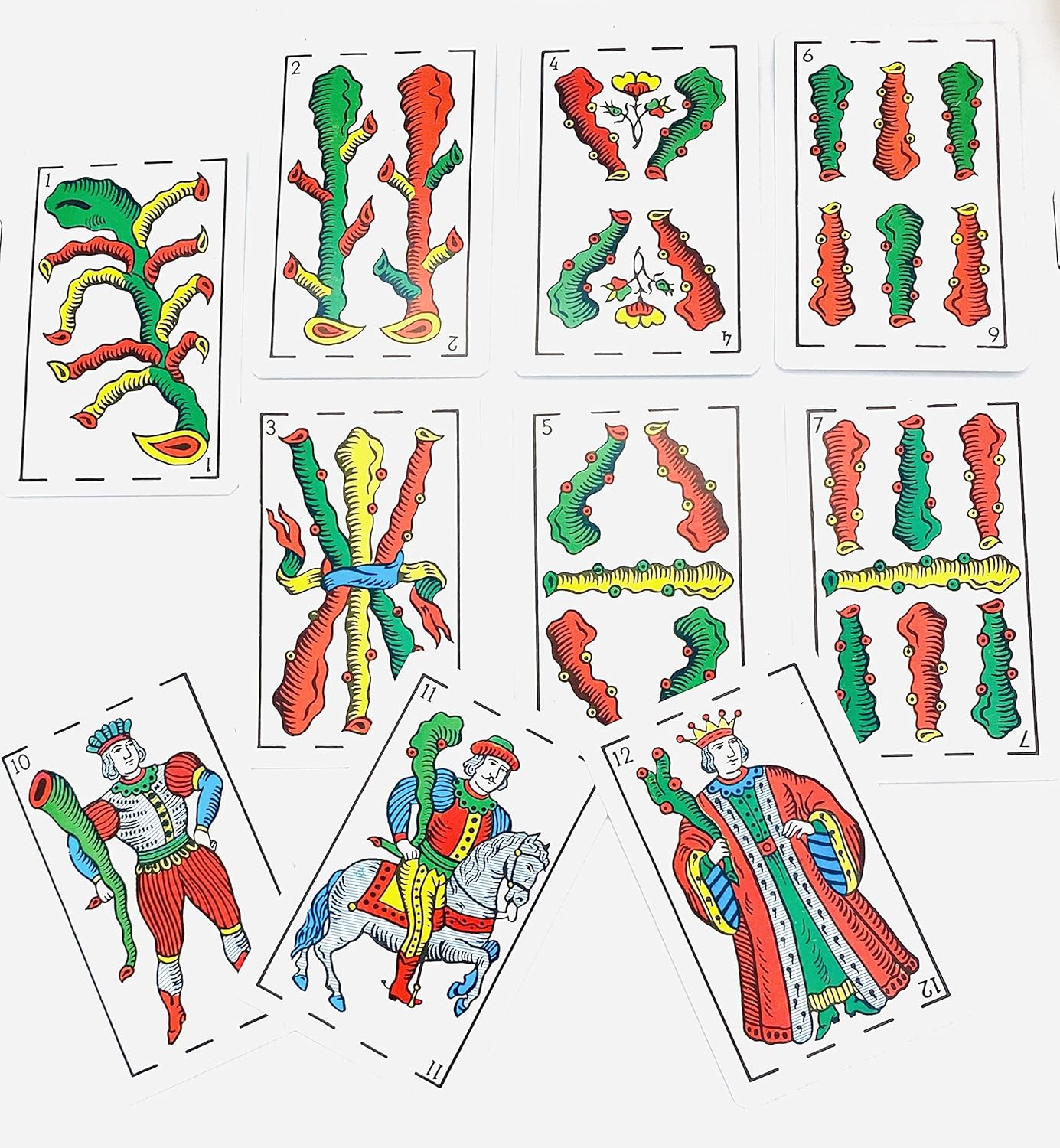 Barajas Espanolas - Naipes, Traditional Spanish Playing Cards, Cartas Barajas españolas - in Spanish