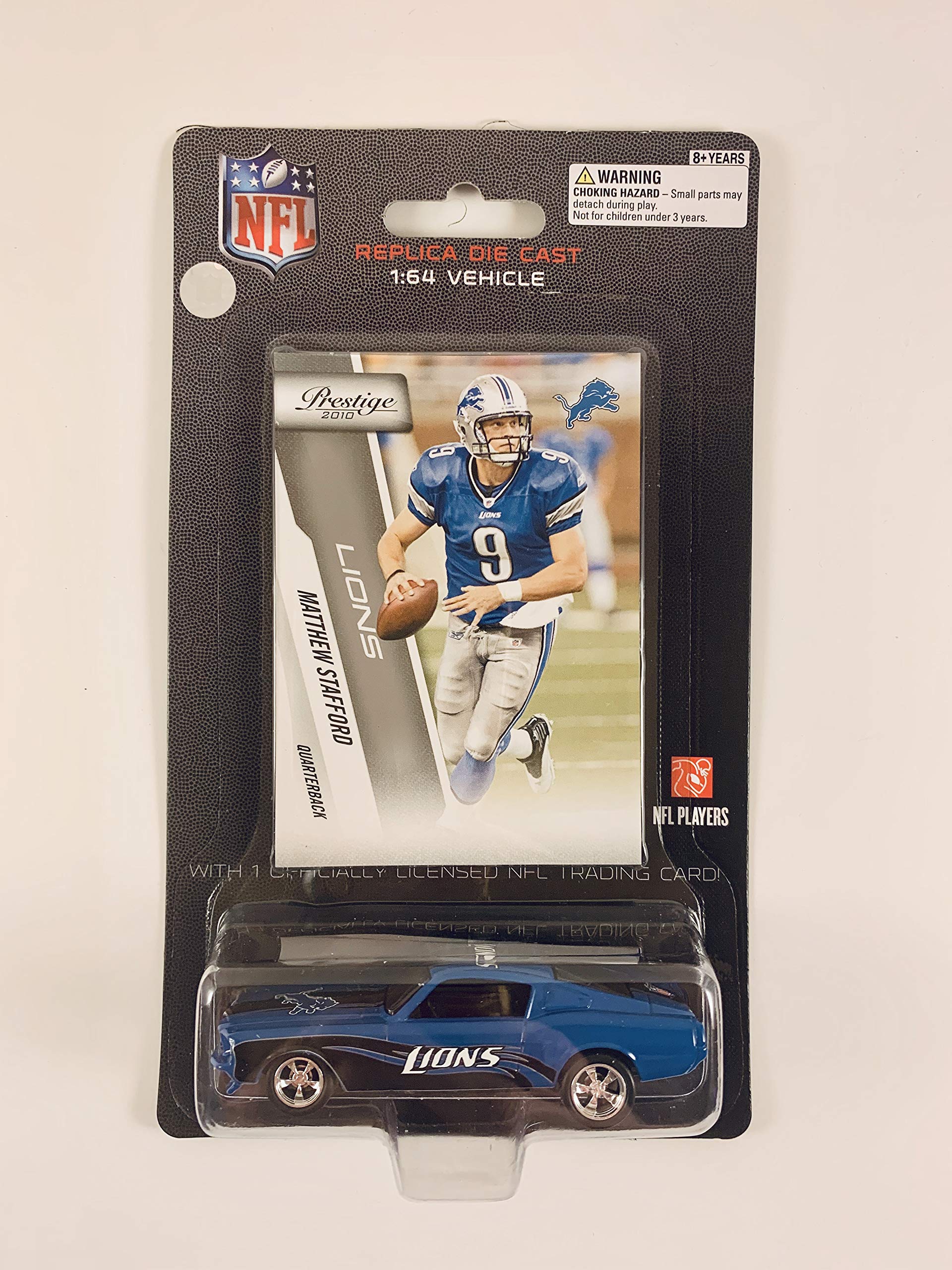 2010 PRESS PASS NFL Players REPLICA DIE CAST Car with Card 1:64 Scale Ford  Mustang - Matthew Stafford DETROIT LIONS at Amazon's Sports Collectibles  Store