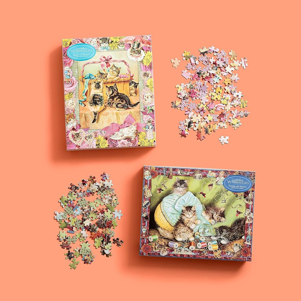 family cats　0101 ♡ Cynthia Hart's Victoriana Cats: Sewing with Kittens 1,000