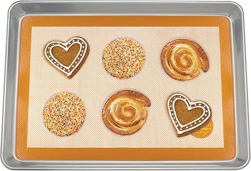 Miniatura 7 de Mrs. Anderson's Baking Jelly Roll Pan, 10.25 x 15.25 pulgadas, aluminio pesado de grado comercial calibre 19