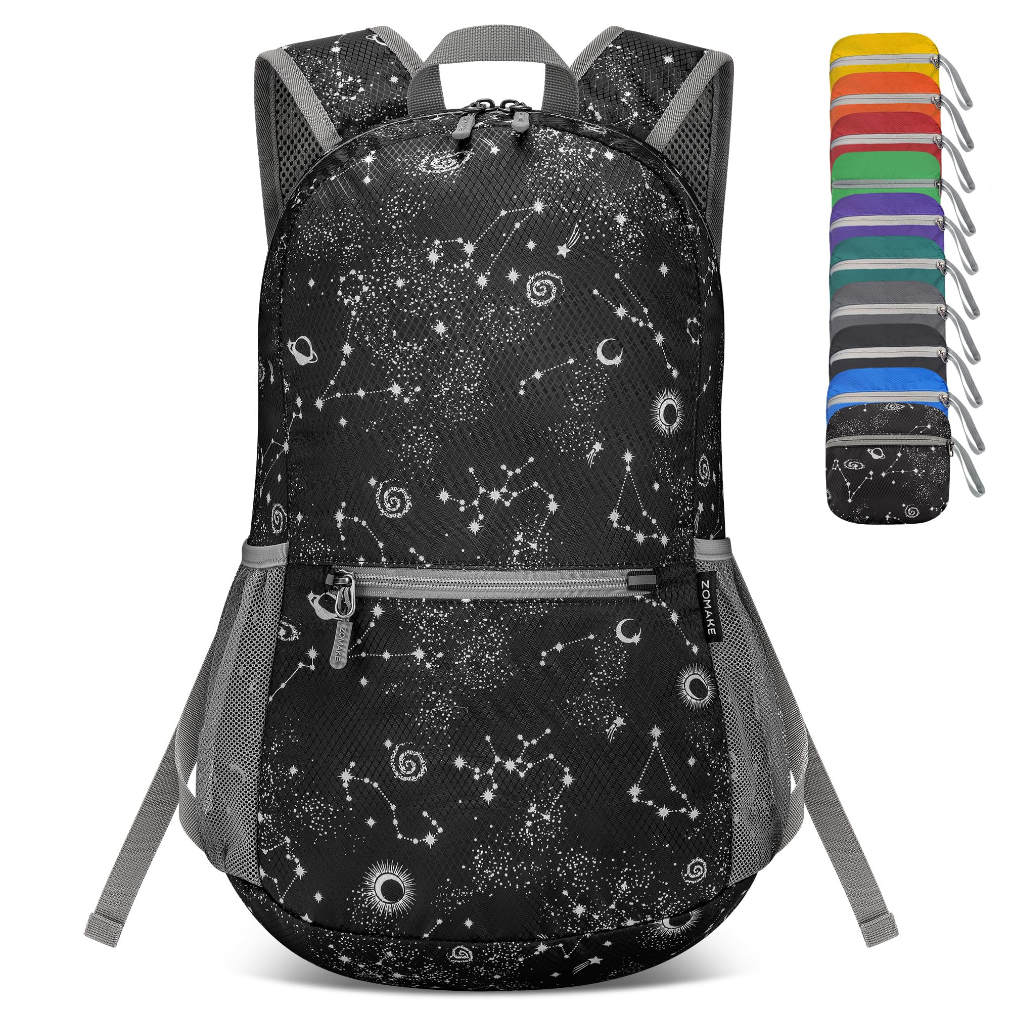 ZOMAKE Lightweight Packable Backpack, Foldable Small Travel Day Pack
