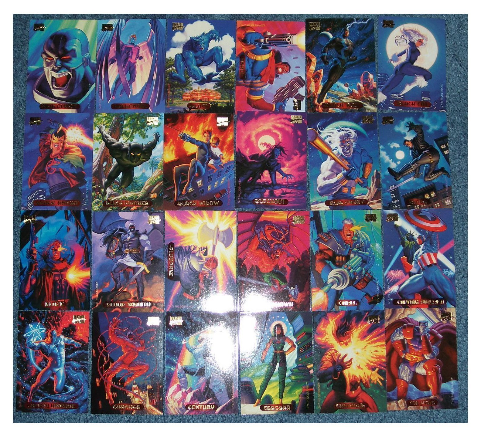 Amazon.com: 1994 Marvel Masterpieces 140 Card Set : Toys & Games