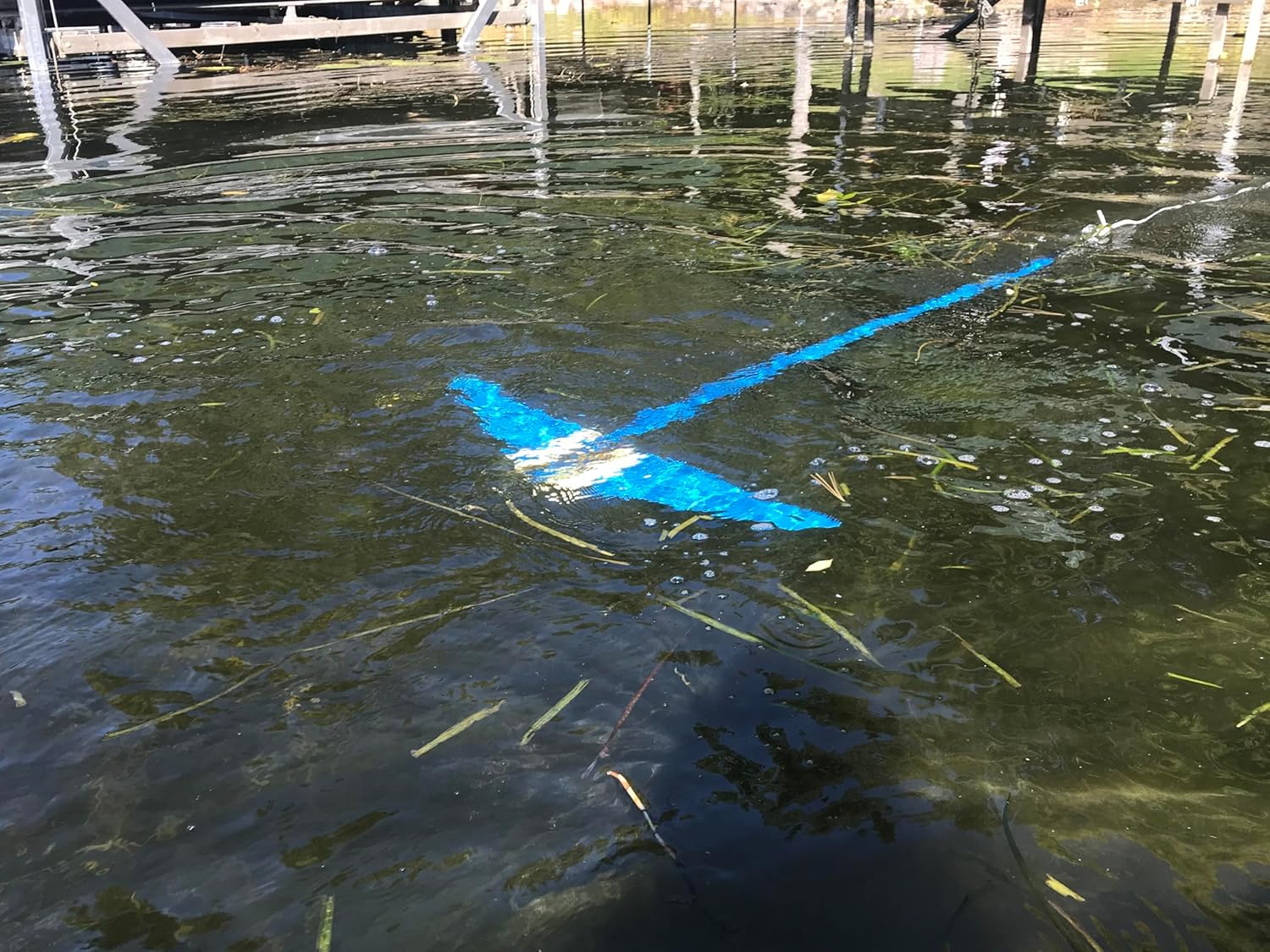 Weed Glider Lake Weed Cutter - Cuts Weeds Fast and reaches deep Water with Ease.