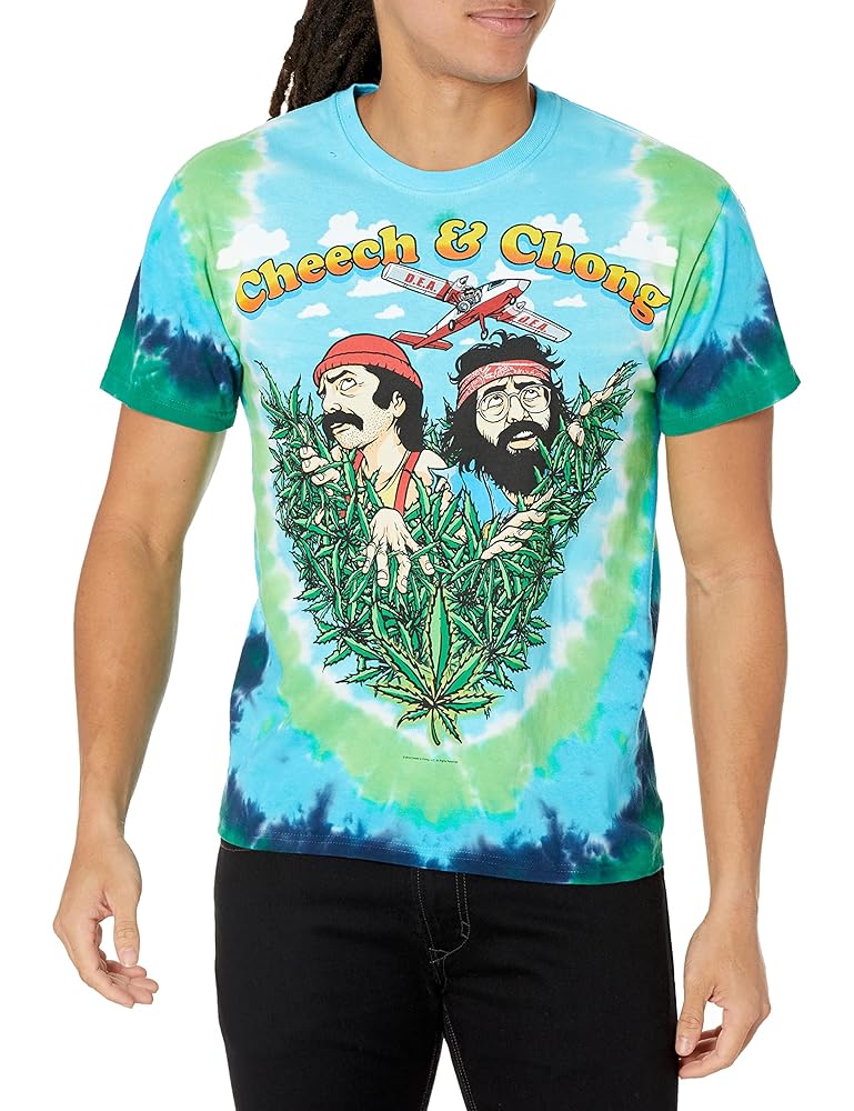 LIQUID BLUE CHEECH and CHONG TミュージックTシャツ Amazon.com: Liquid Blue Men's Cheech and Chong Field Of