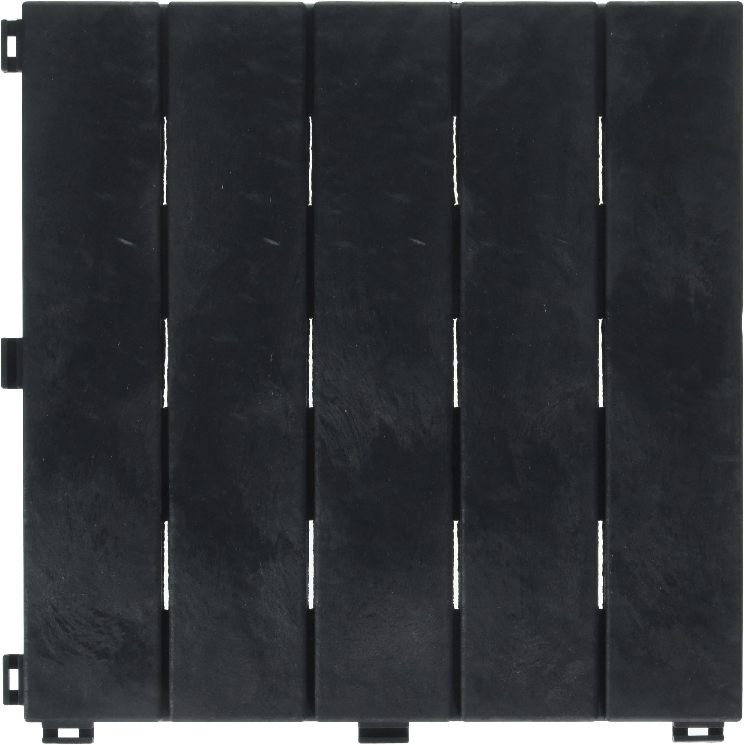 Multy Home Black Rubber Deck Tile Black Rubber