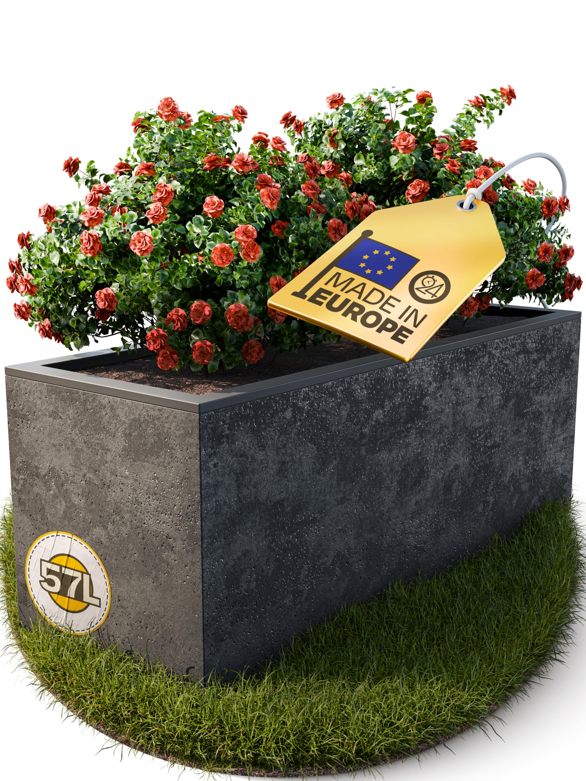 blumenkasten laterne Edelrost Laterne "Bella"