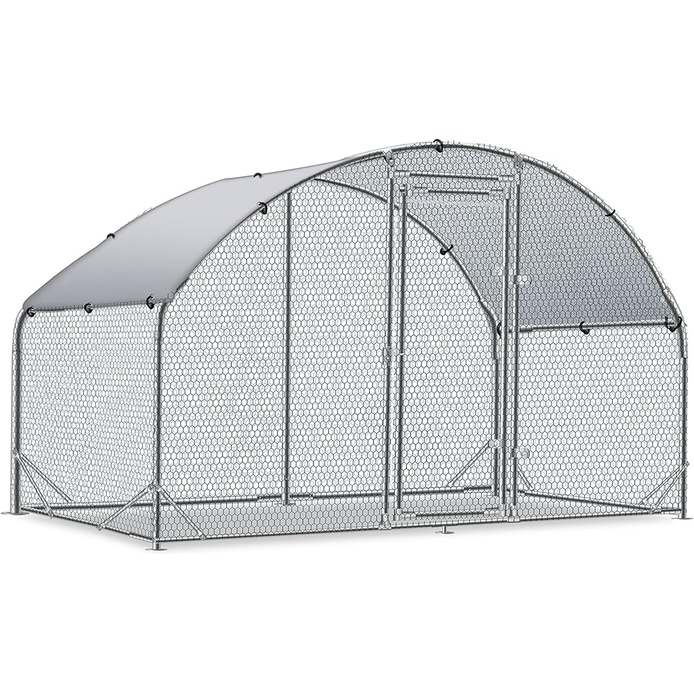32/mo Finance TOLEAD Large Metal Chicken Coop Upgrade TriSupporting