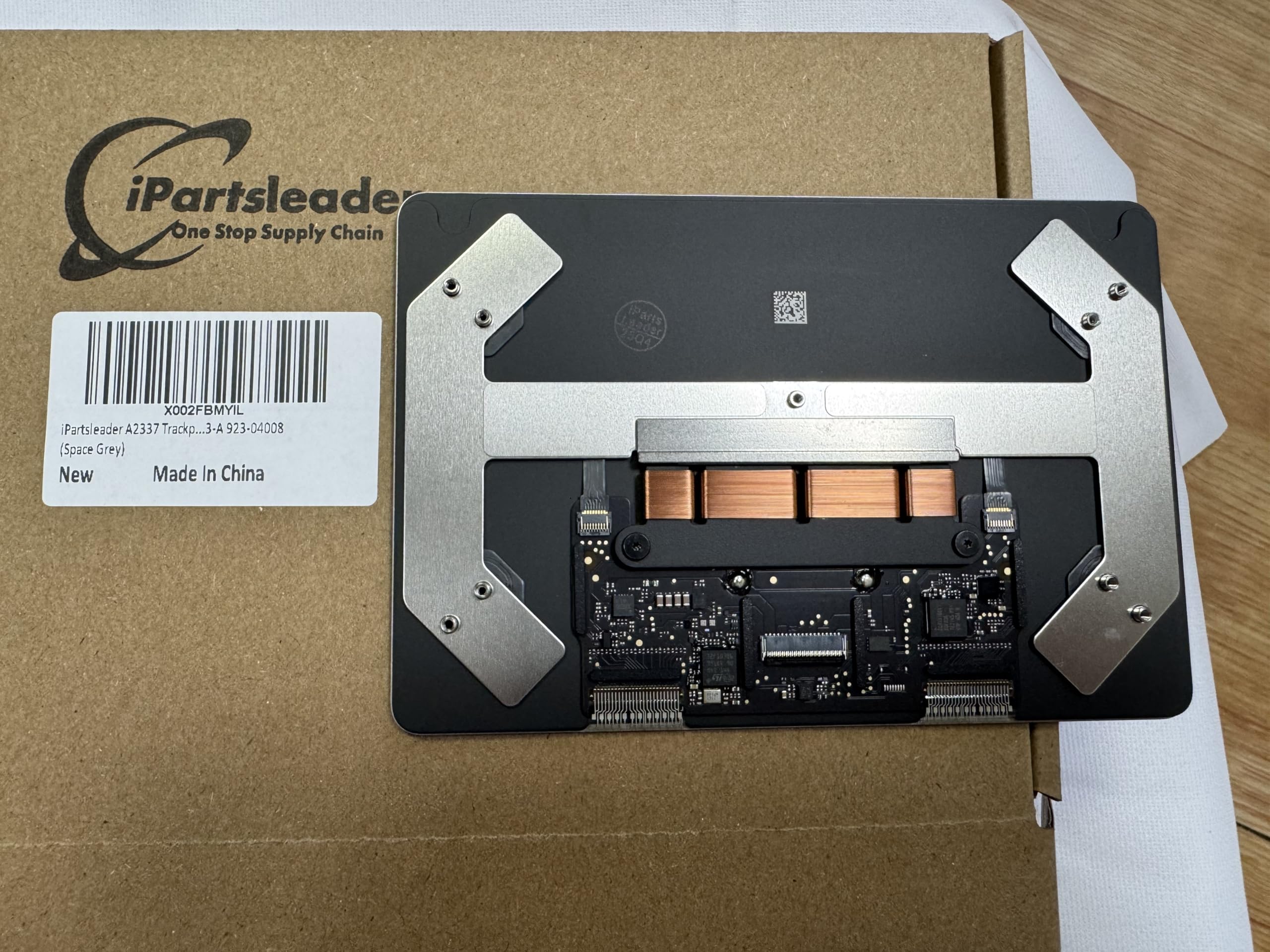 A2337 Trackpad Ersatz für MacBook Air (Retina, 13-Zoll, M1,2020) Force Touch Touchpad mit Kabel EMC3598 661-16825 821-02663-A 923-04008 (Space Grey)