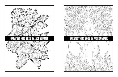 Miniatura 42 de Greatest Hits An Adult Coloring Book with the 100 Best Pages from the Jade Summer Collection