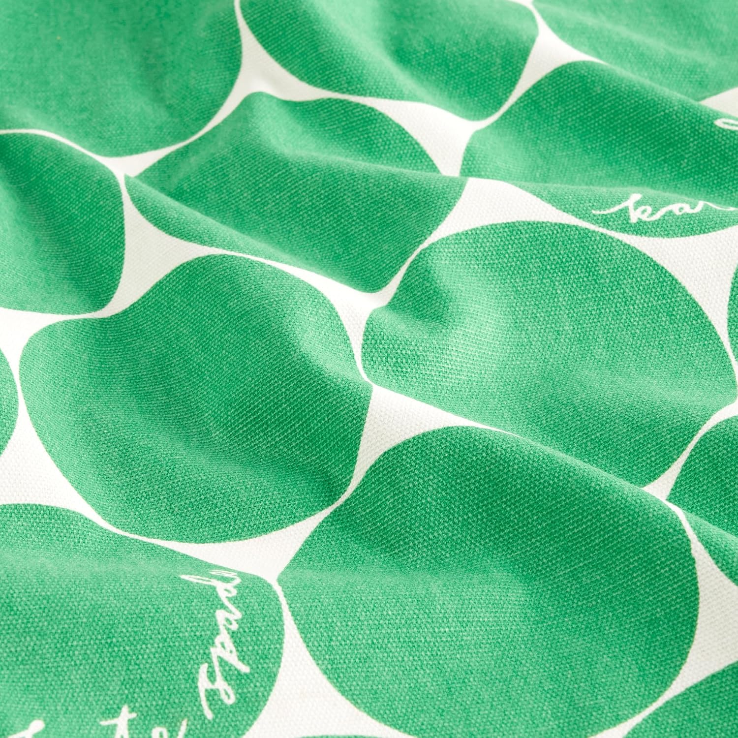 kate spade new york Joy Dot Cloth Napkins 4-Pack Set, 100% Cotton, Machine Washable, Green/Cream, 20"x20"