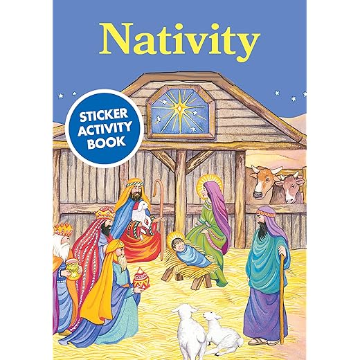 Nativity Sticker Activity Book (Dover Little Activity Books: Christmas)