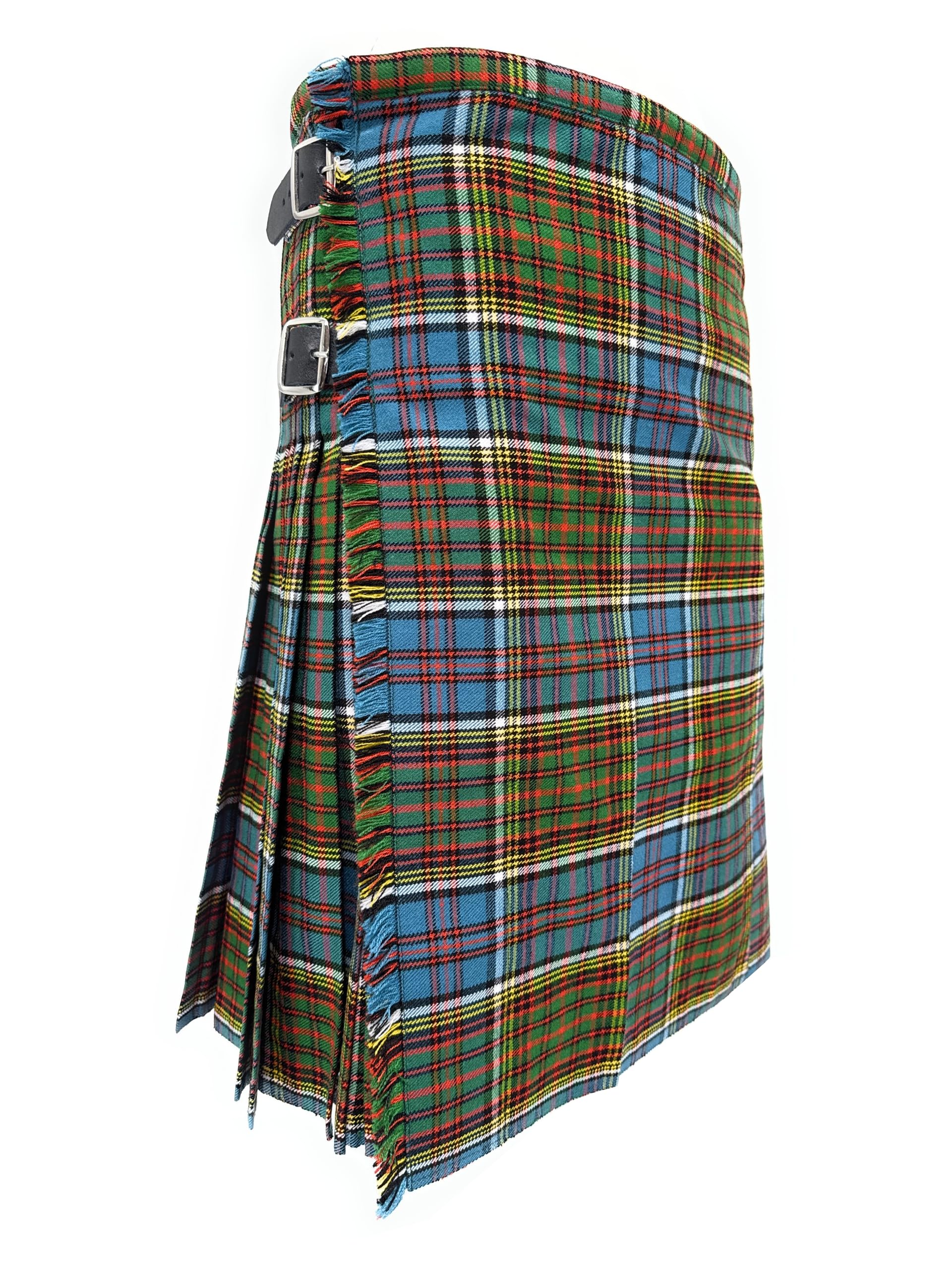Tartan Tweeds Men's 8 Yard Wool Blend Kilt, 12oz Weight, Extra Deep Pleats, Standard Fit (UK, Waist, 38, Regular, Regular, Anderson) โ image 1