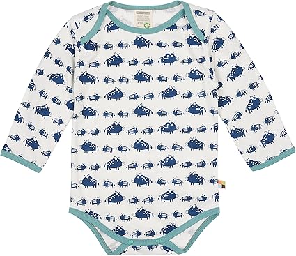 loud + proud Derby Rib T-Shirt, GOTS Certified Unisex-Children and Boys, Copper, 62-68