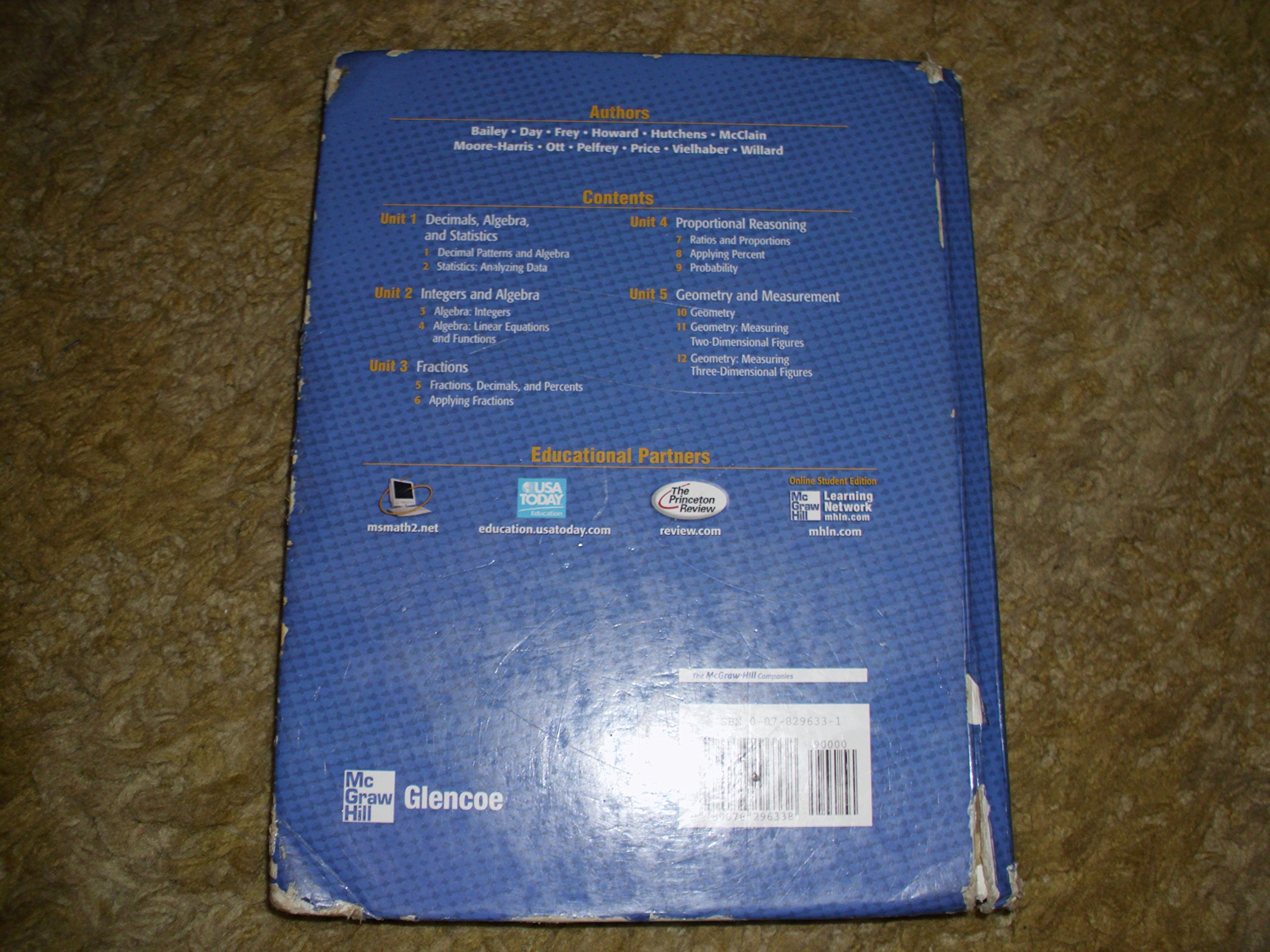 Glencoe Mathematics Applications and Concepts Course 2 - Image 2